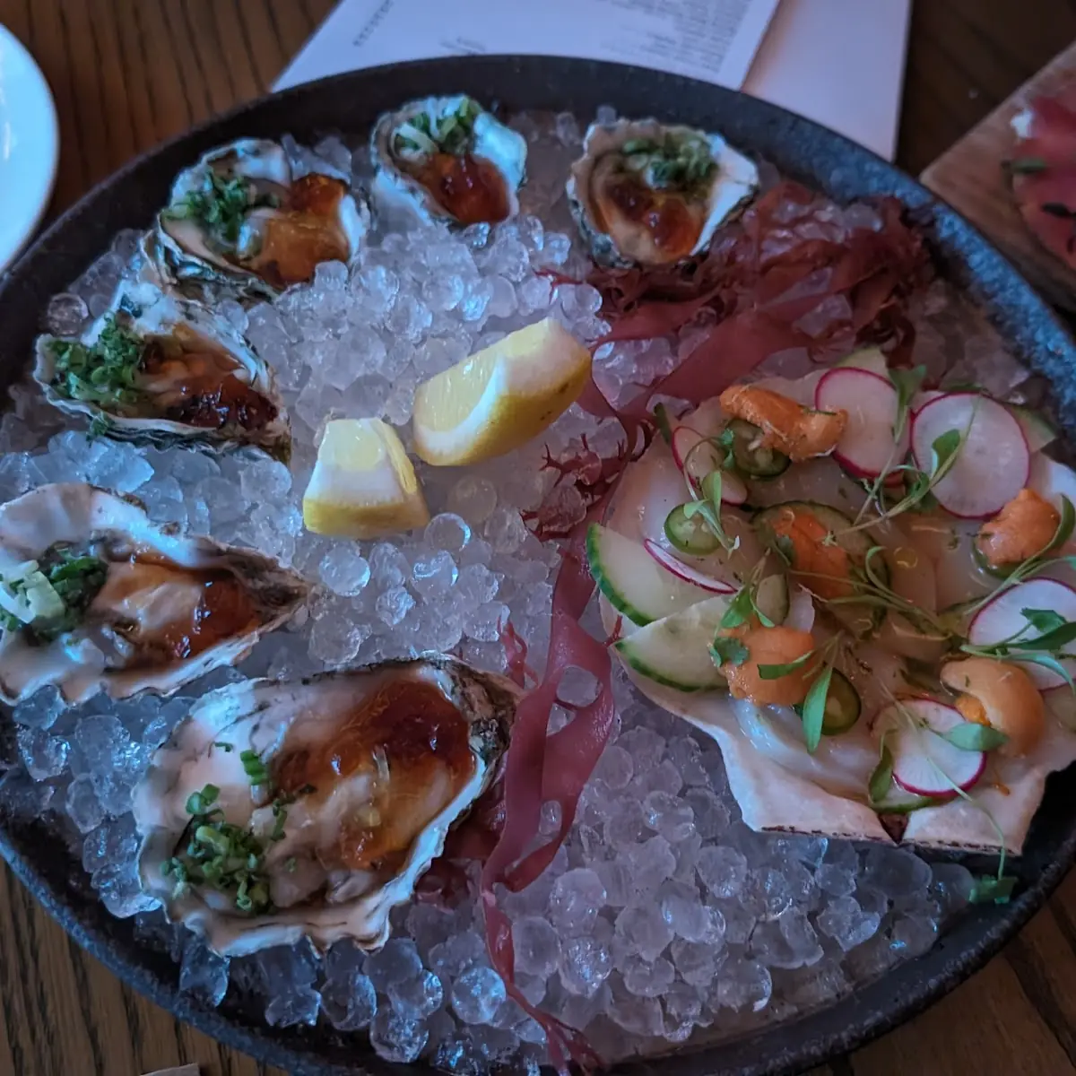 Szechuan Yellowtail Sashimi