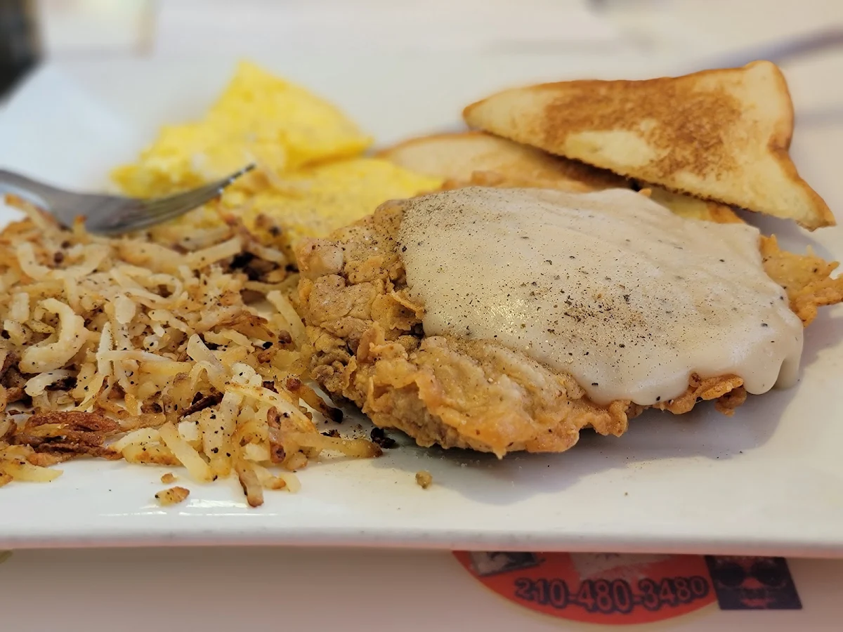 Chicken Fried Steak and Eggs