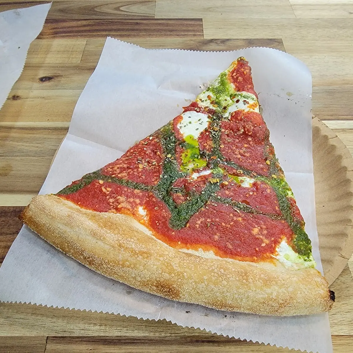 Sausage & Peppers Pizza Slice