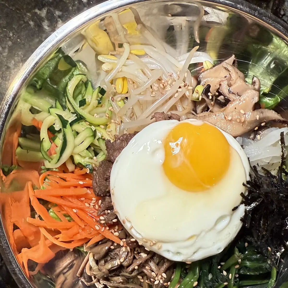Bi Bim Bob Beef & Vegetable Rice Bowl 비빔밥