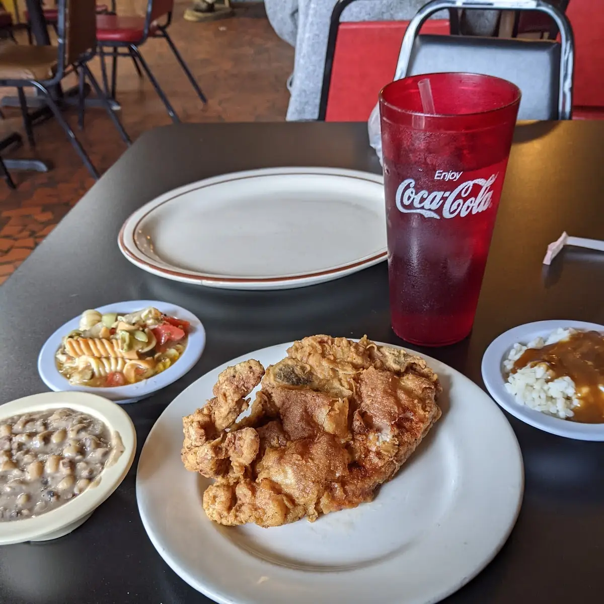 Fried Pork Chop with Three Sides