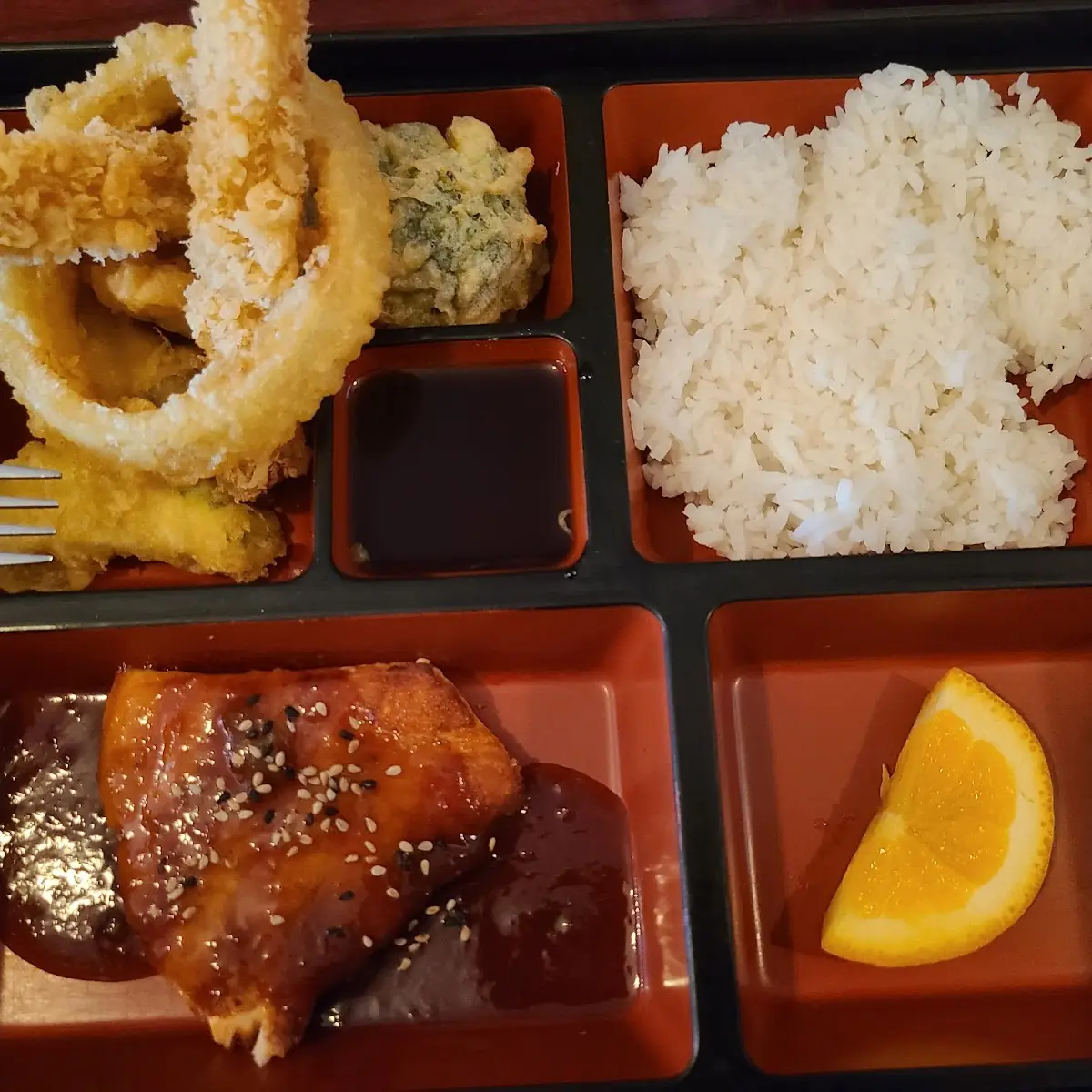 Salmon Bento Box