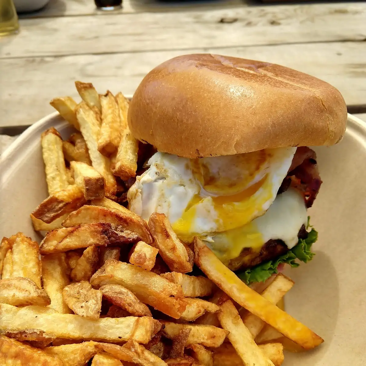 Yolked Burger