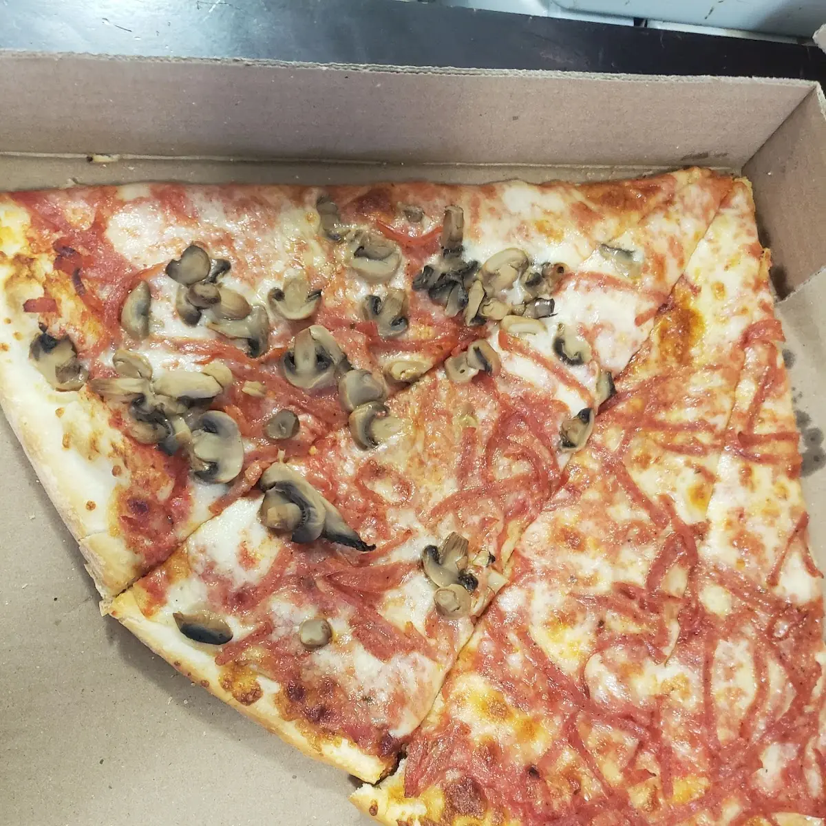 Pepperoni and Pepperoni & Mushroom