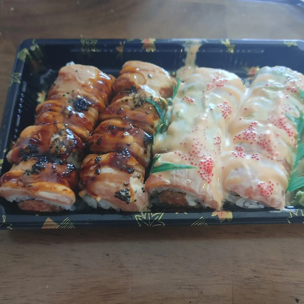 Atomic Bomb Sushi and Rich Salmon Sushi