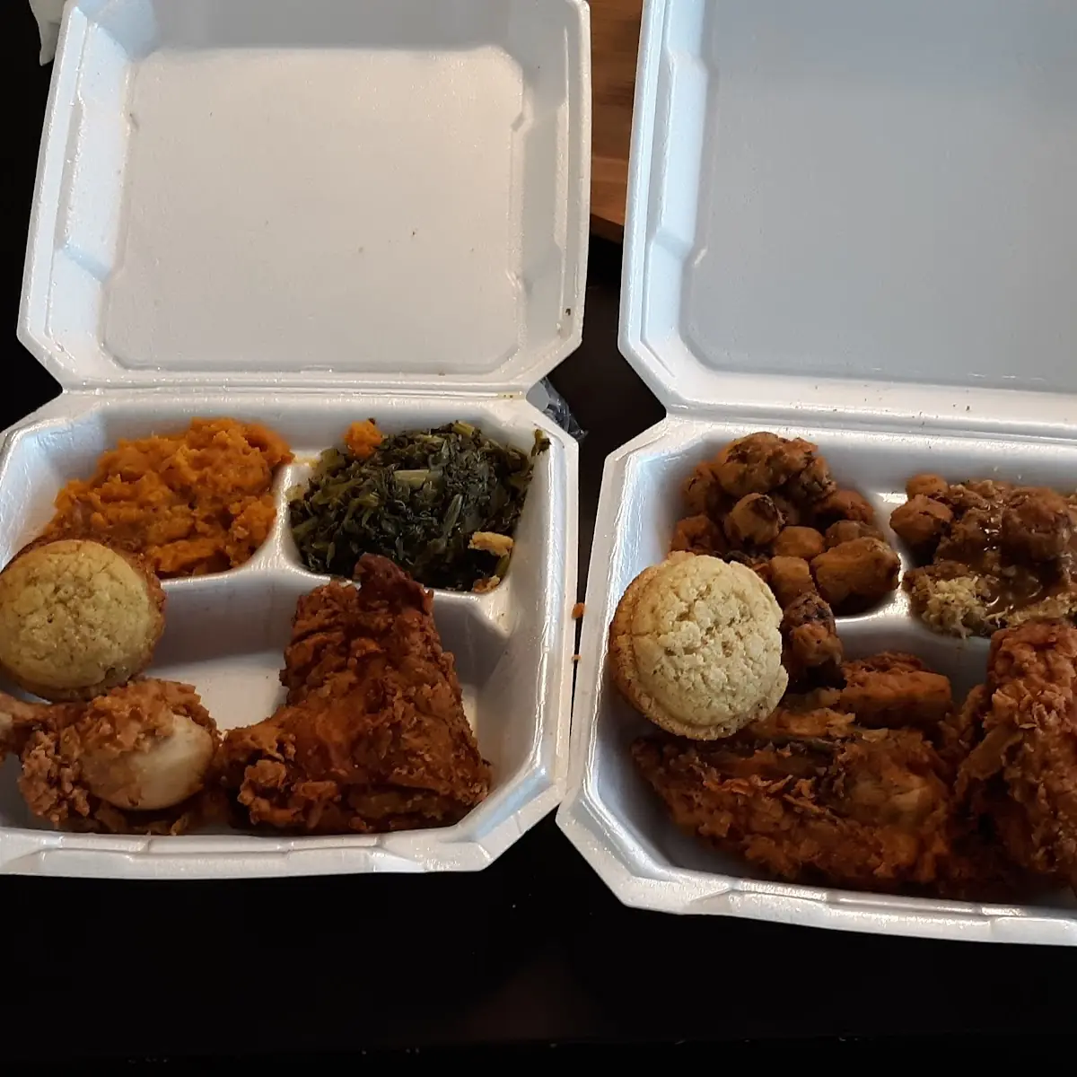 Fried Chicken Plate with Sides