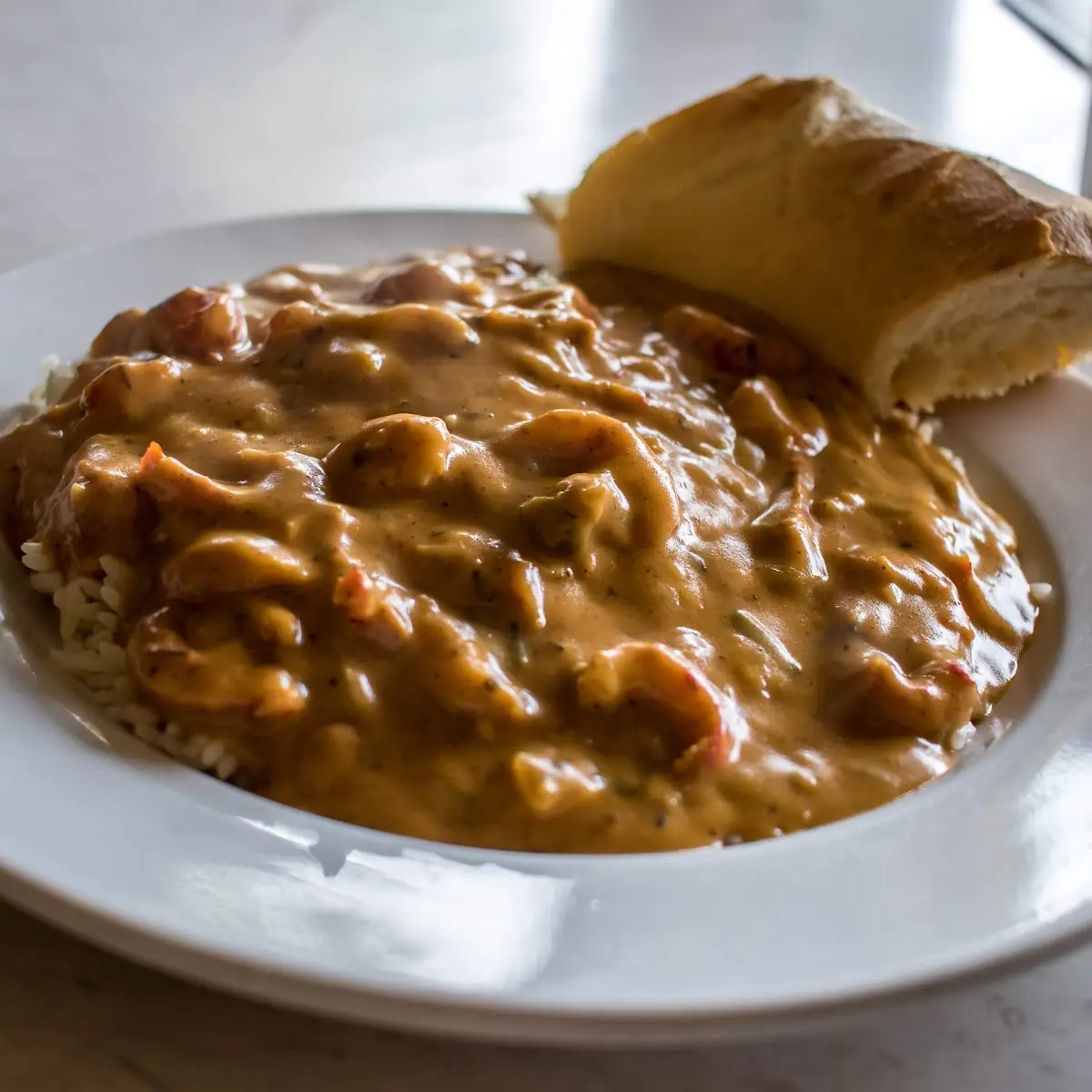 Chili Cheese Etouffee with Crawfish