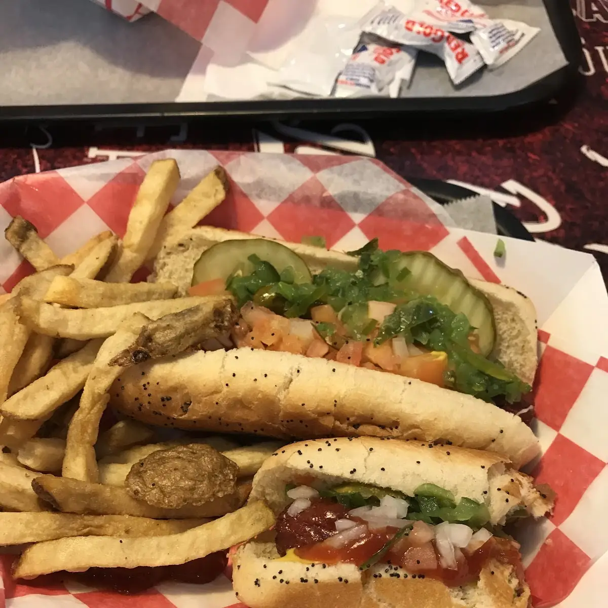 2 Chicago-Style Hot Dogs