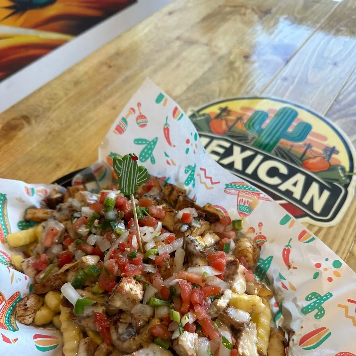 Loaded Fries with Grilled Chicken