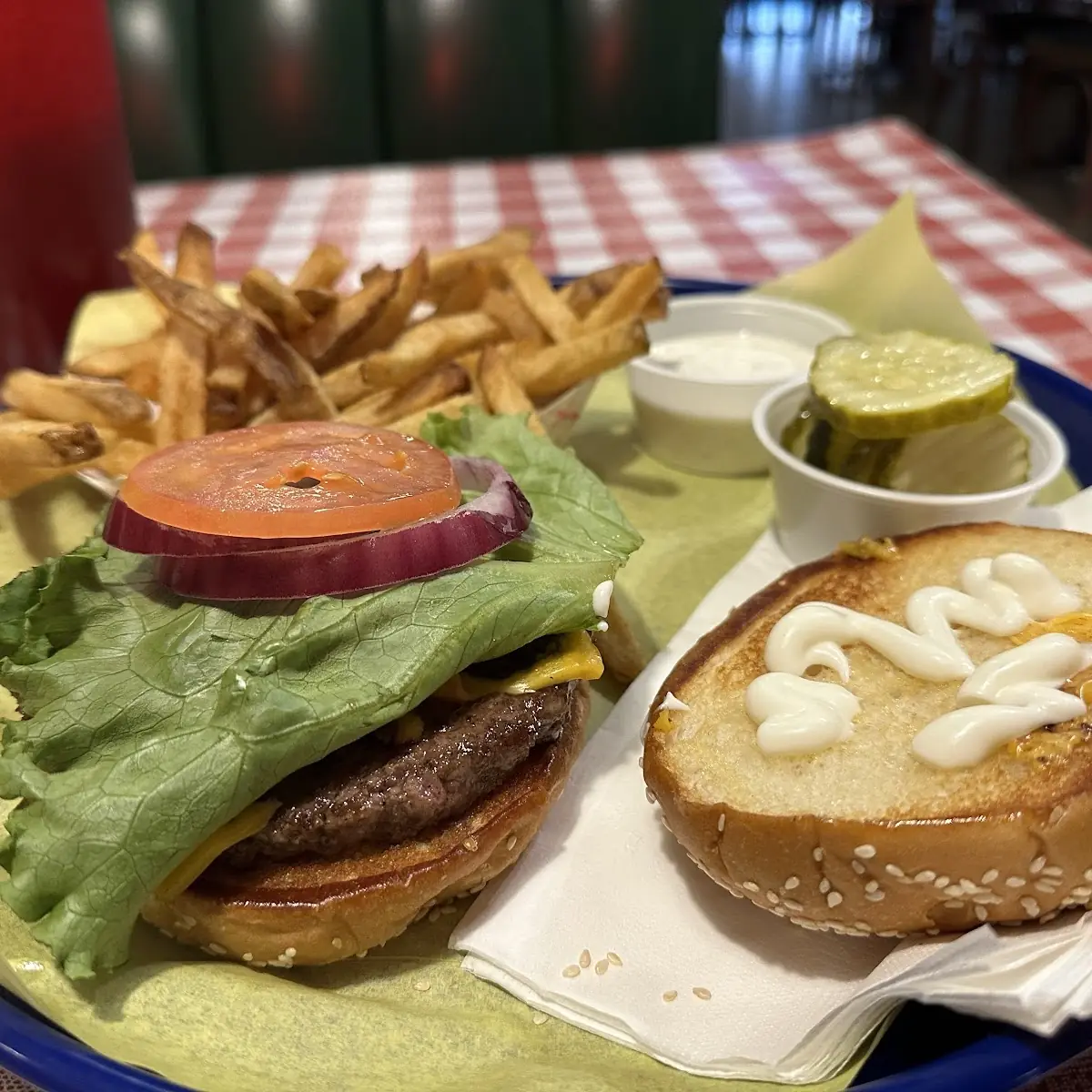 Burger Basket with Fries