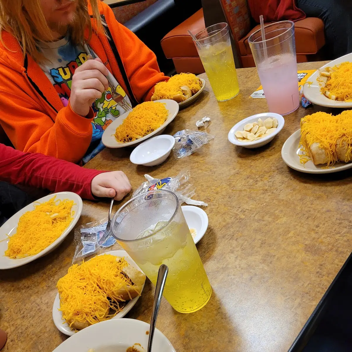 Loaded Fries & Cheese Coneys