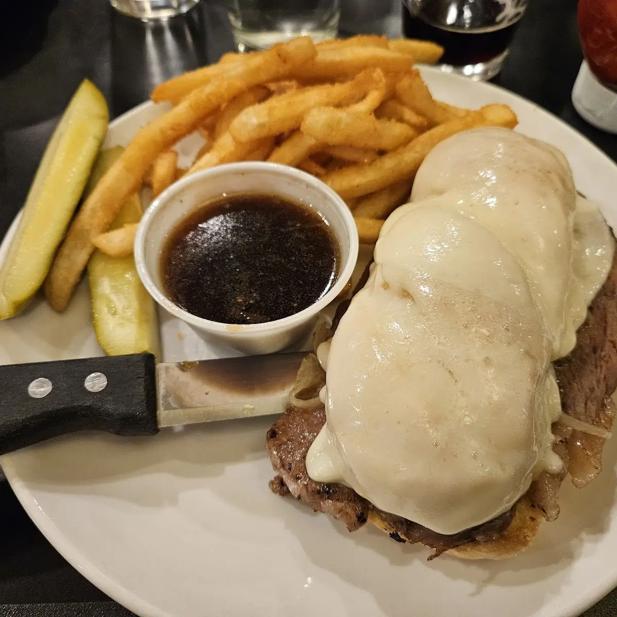 French Onion Steak Sandwich