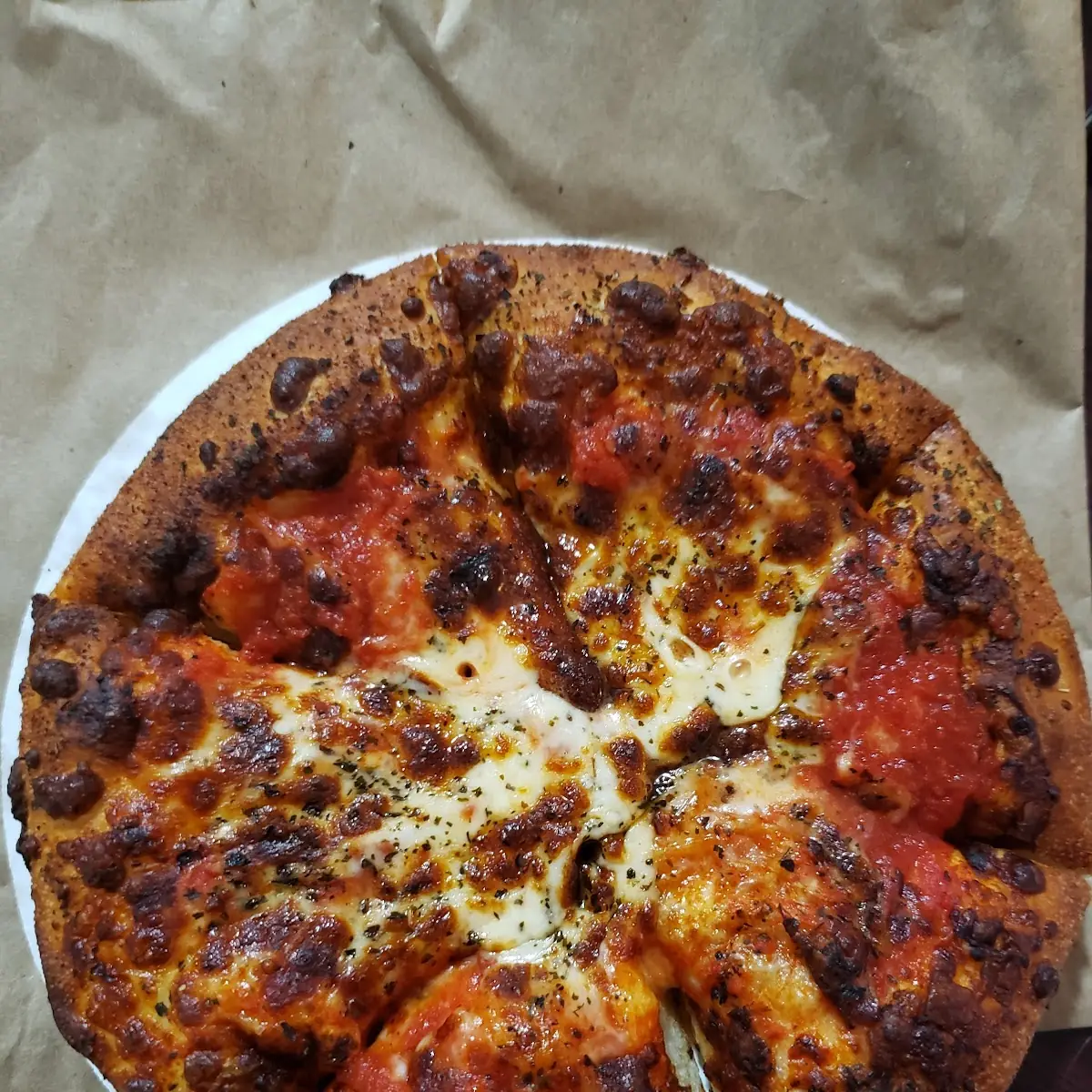 8 Thin Crust Cheese Pizza