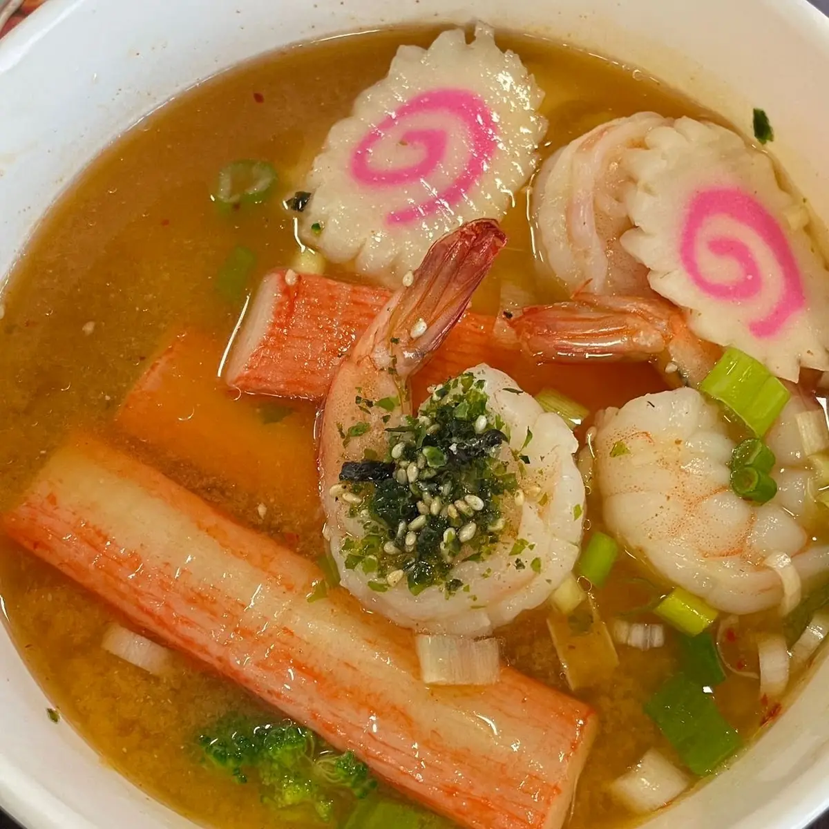 Seafood Ramen with Miso Soup