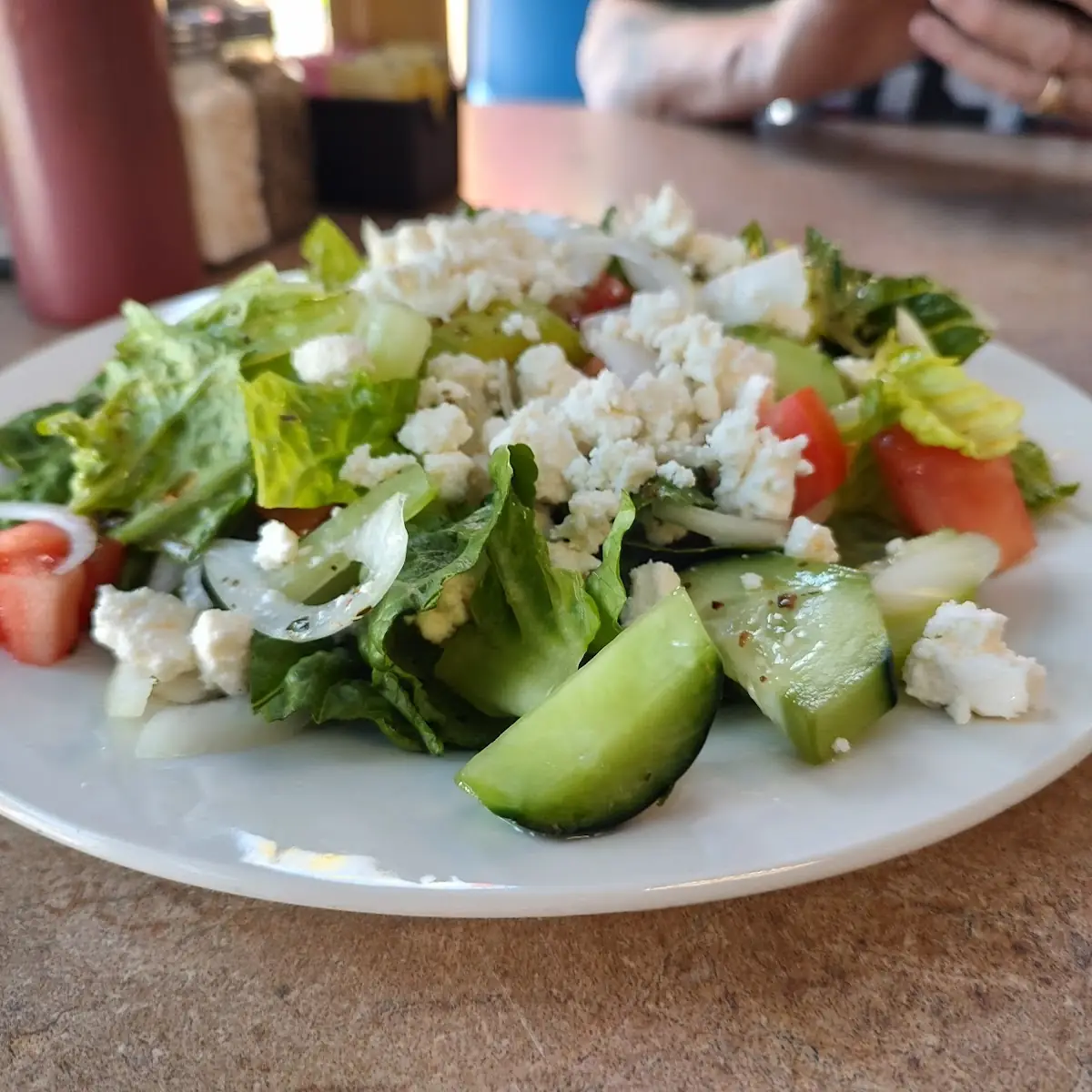 Both Served Will a Drink Creek Salad