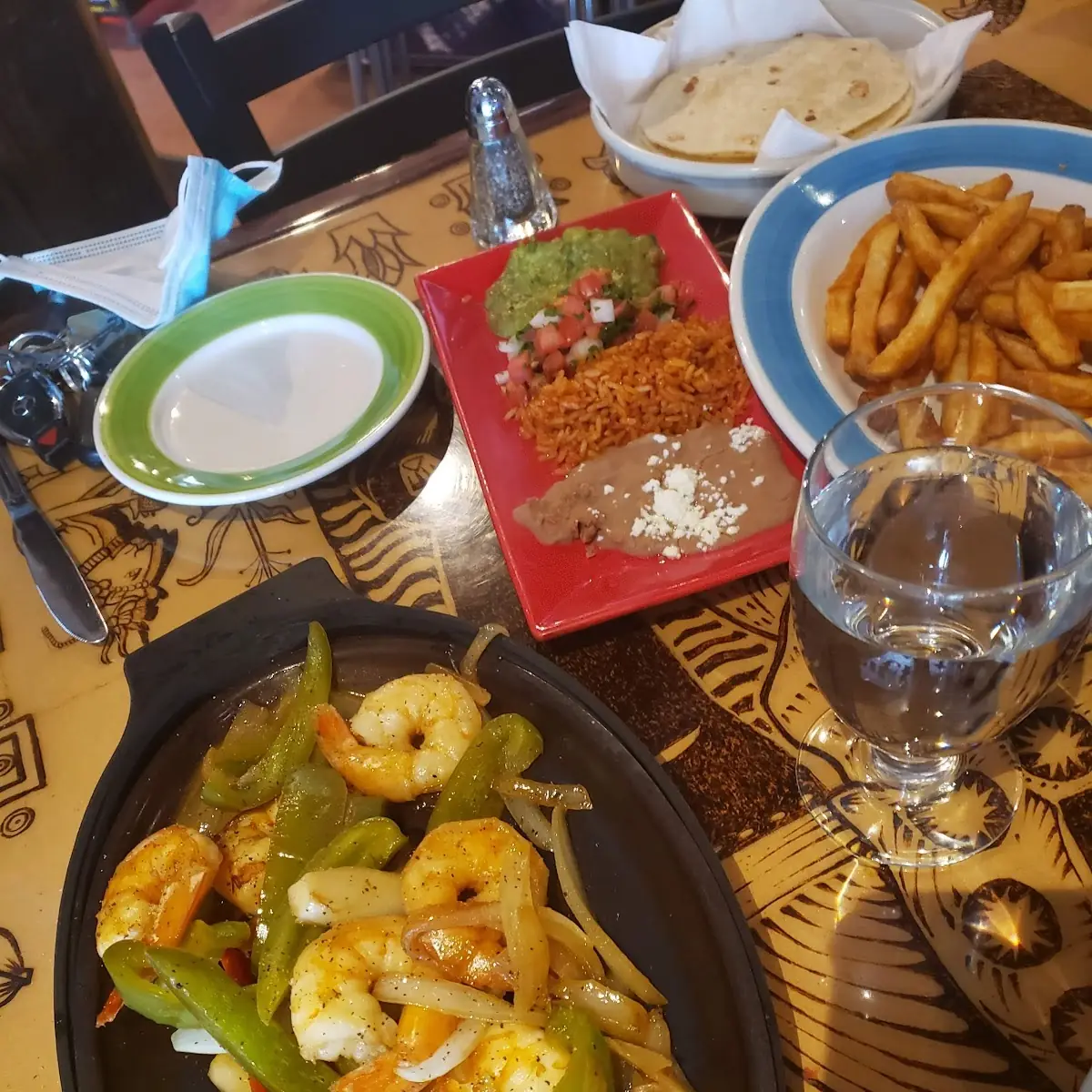 Shrimp Fajitas