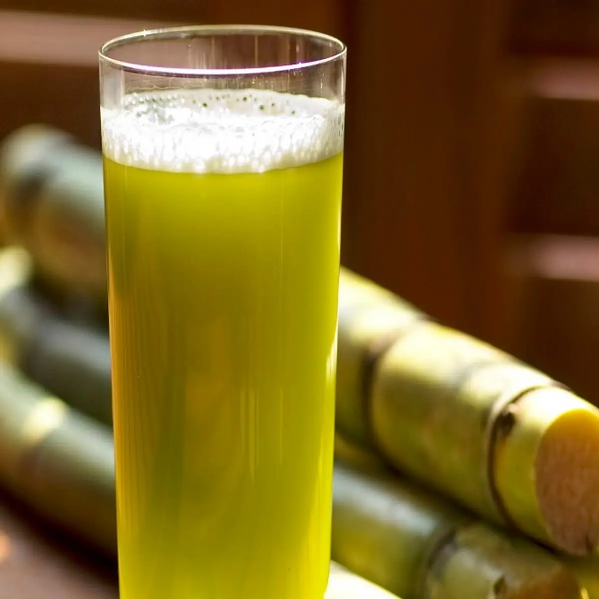 Fresh Squeezed Sugar Cane Juice with Ice