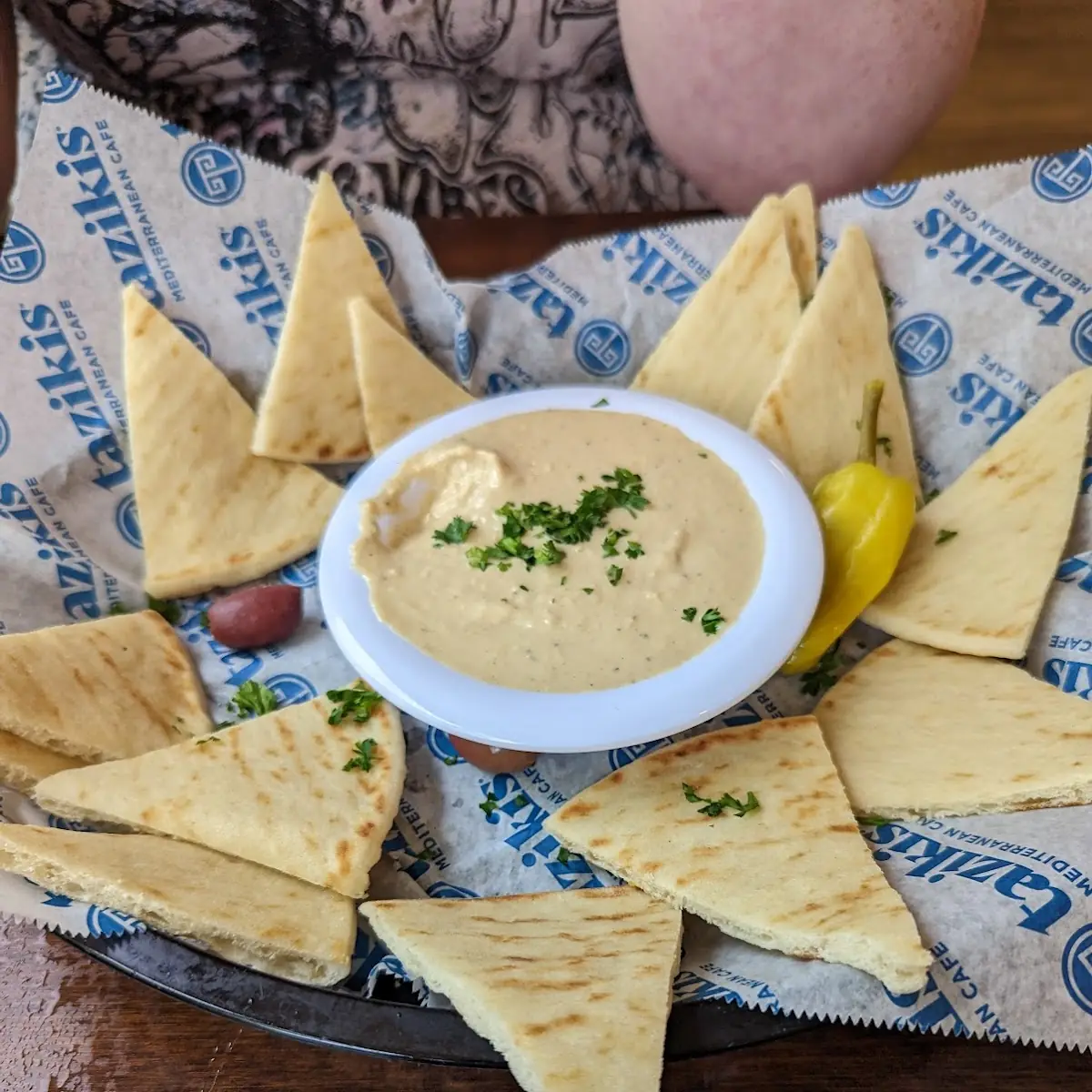 Hummus and Pita Bread
