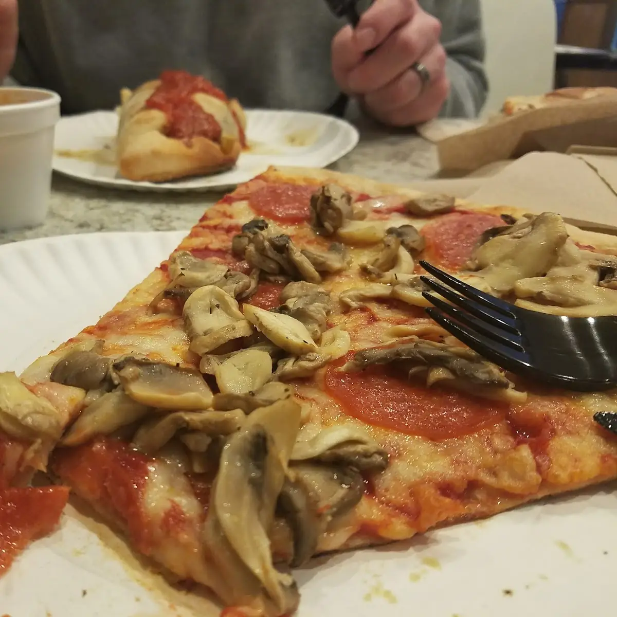 Pepperoni and Mushroom Pizza