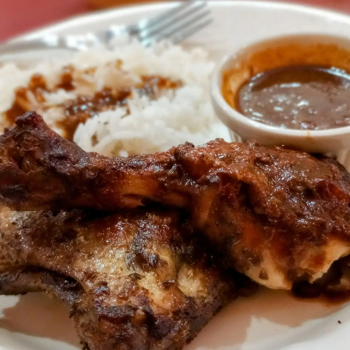 Jerk Chicken with White Rice