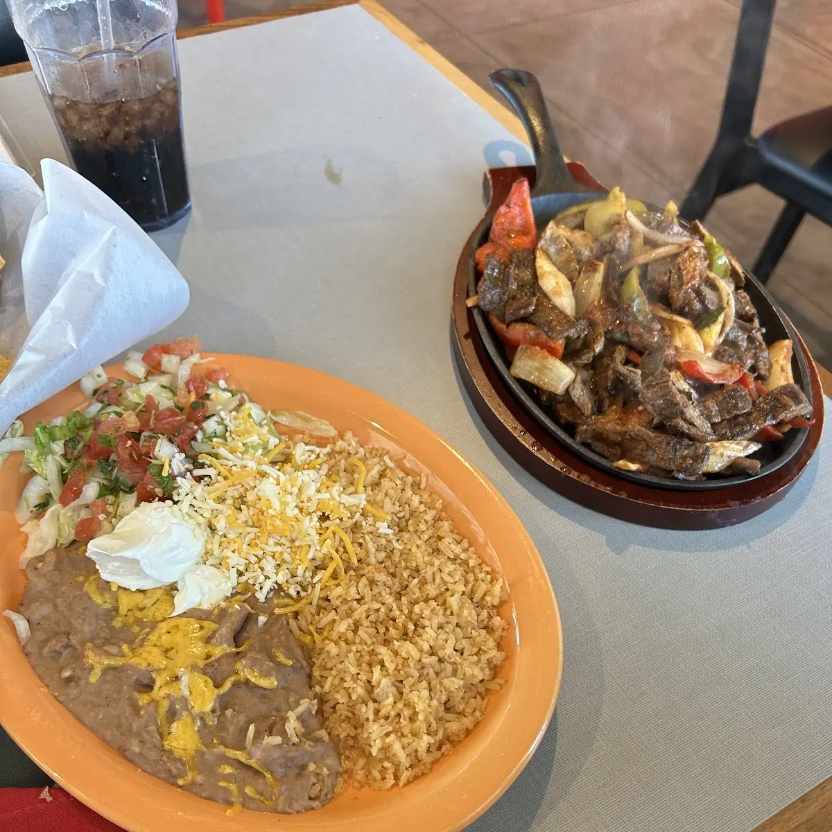 Side Rice & Refried Beans