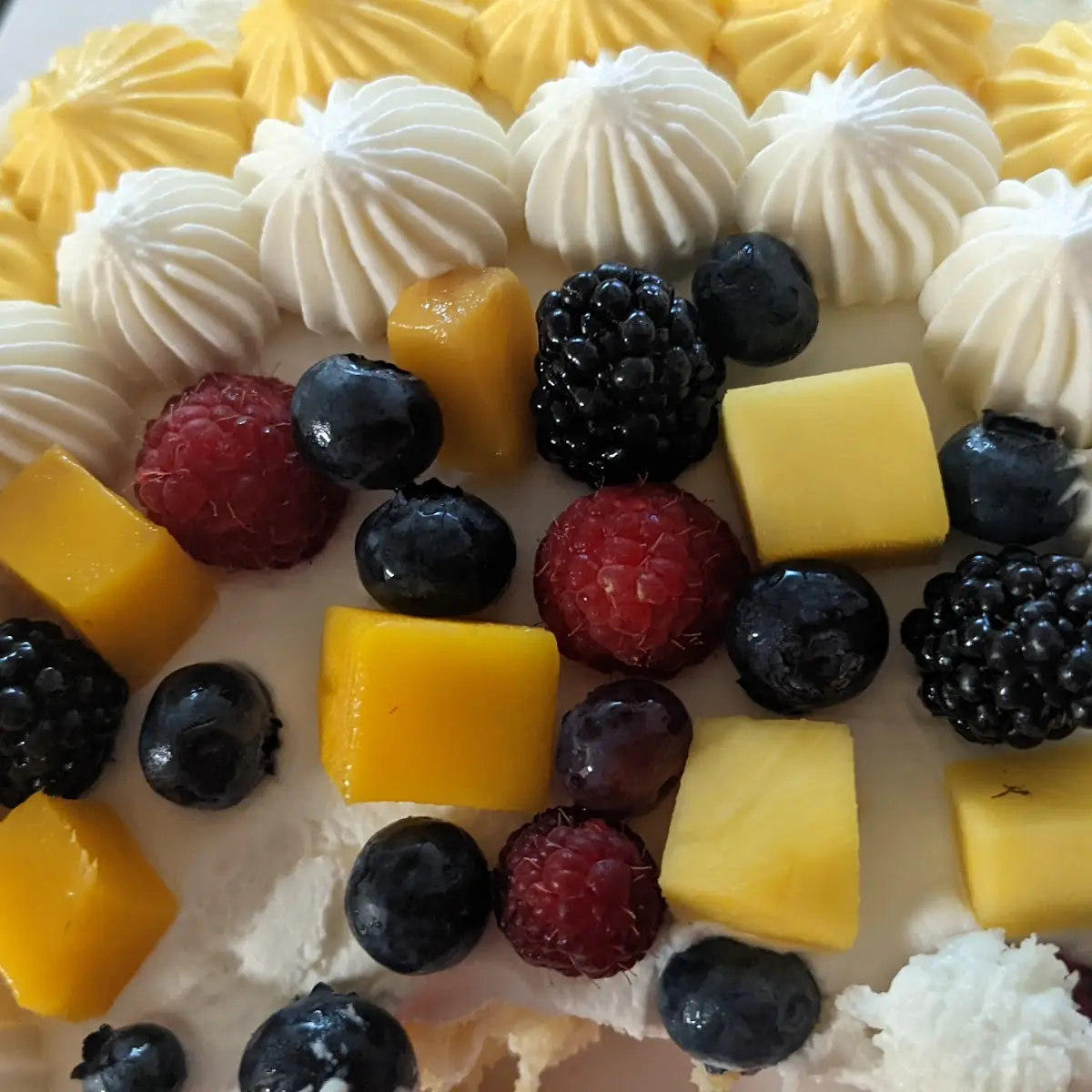 Tropical Mango and Coconut Cake