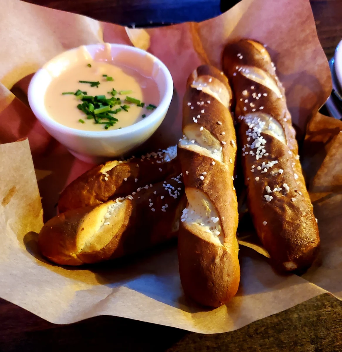 Beer Cheese Pretzels