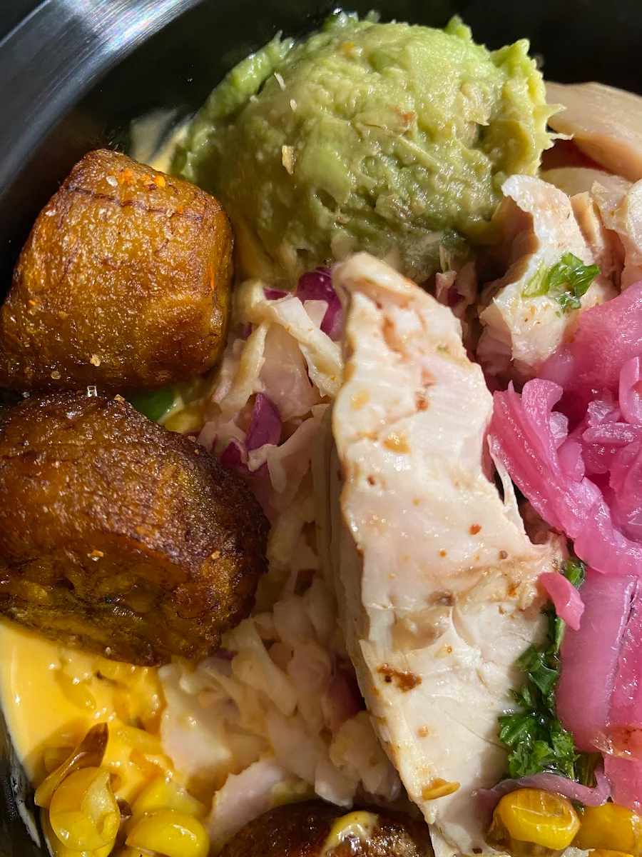 Chicken & Rice with Avocado