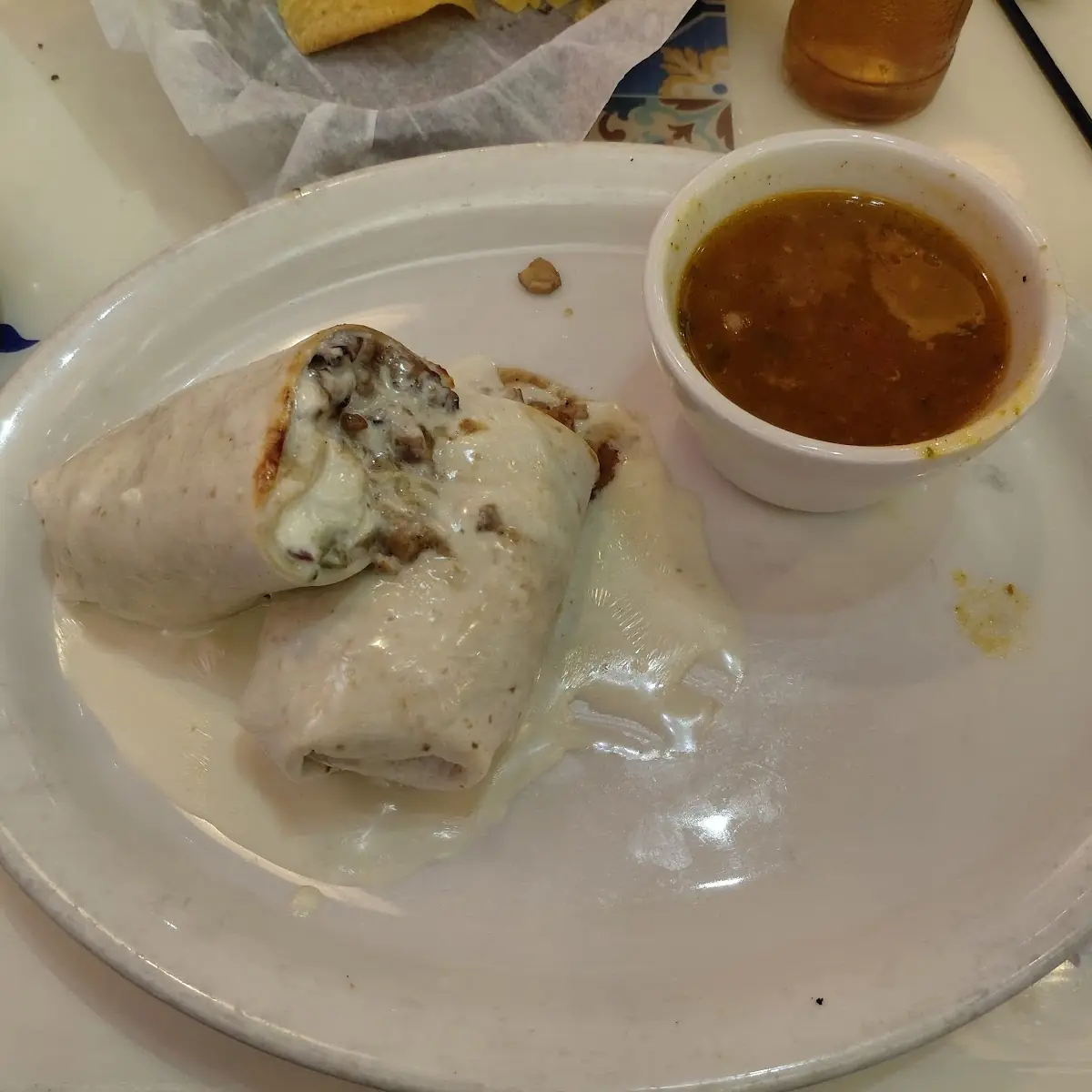 Beef Burrito Beef Flauta and Chili Relleno