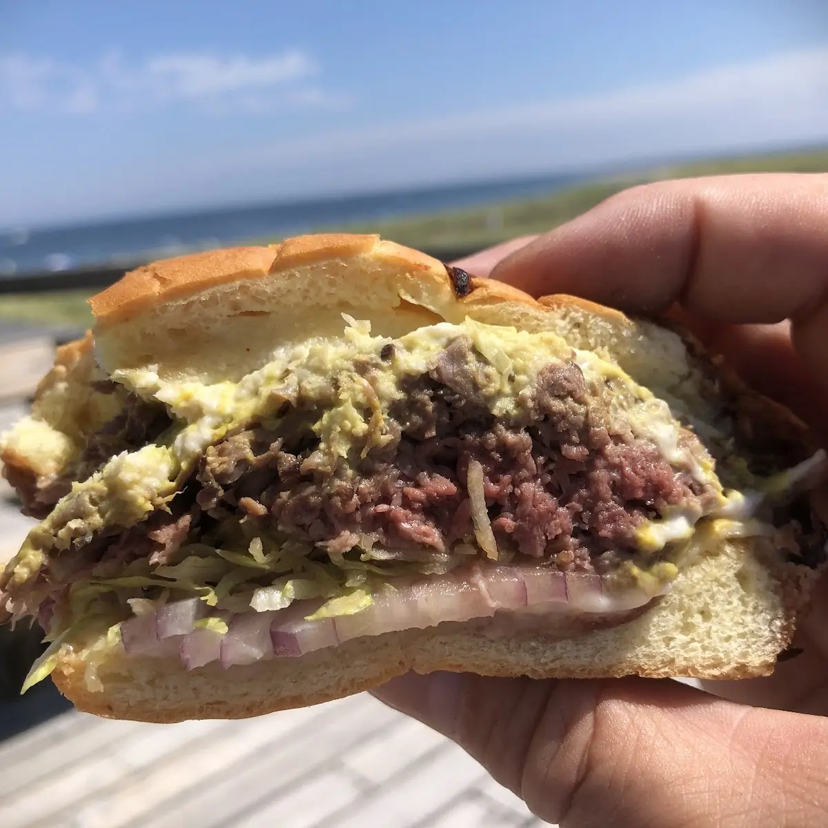 Roast Beef with Onions