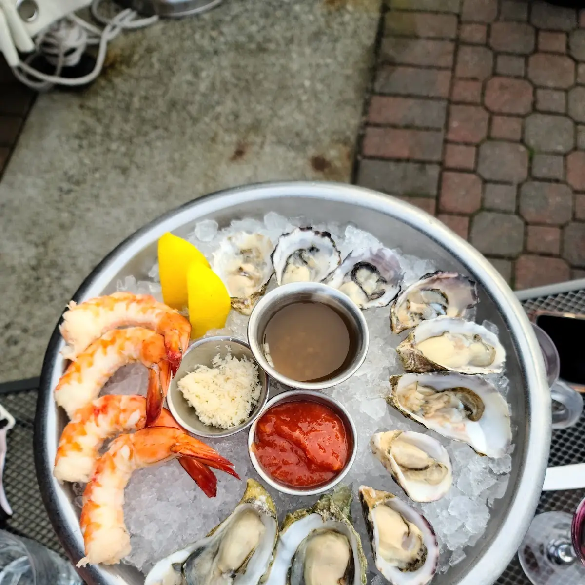 Fresh Oysters with Dipping Sauces