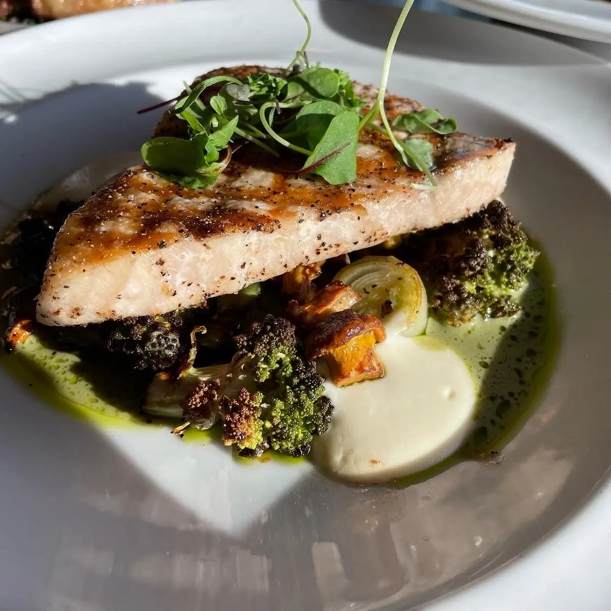 Seared Alaskan Halibut