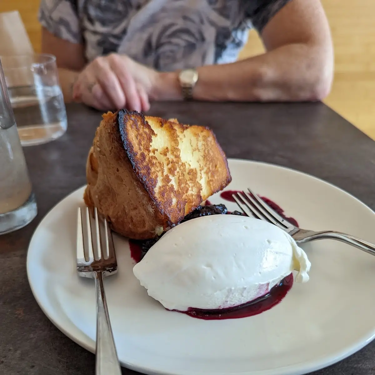 Fried Angel Food Cake