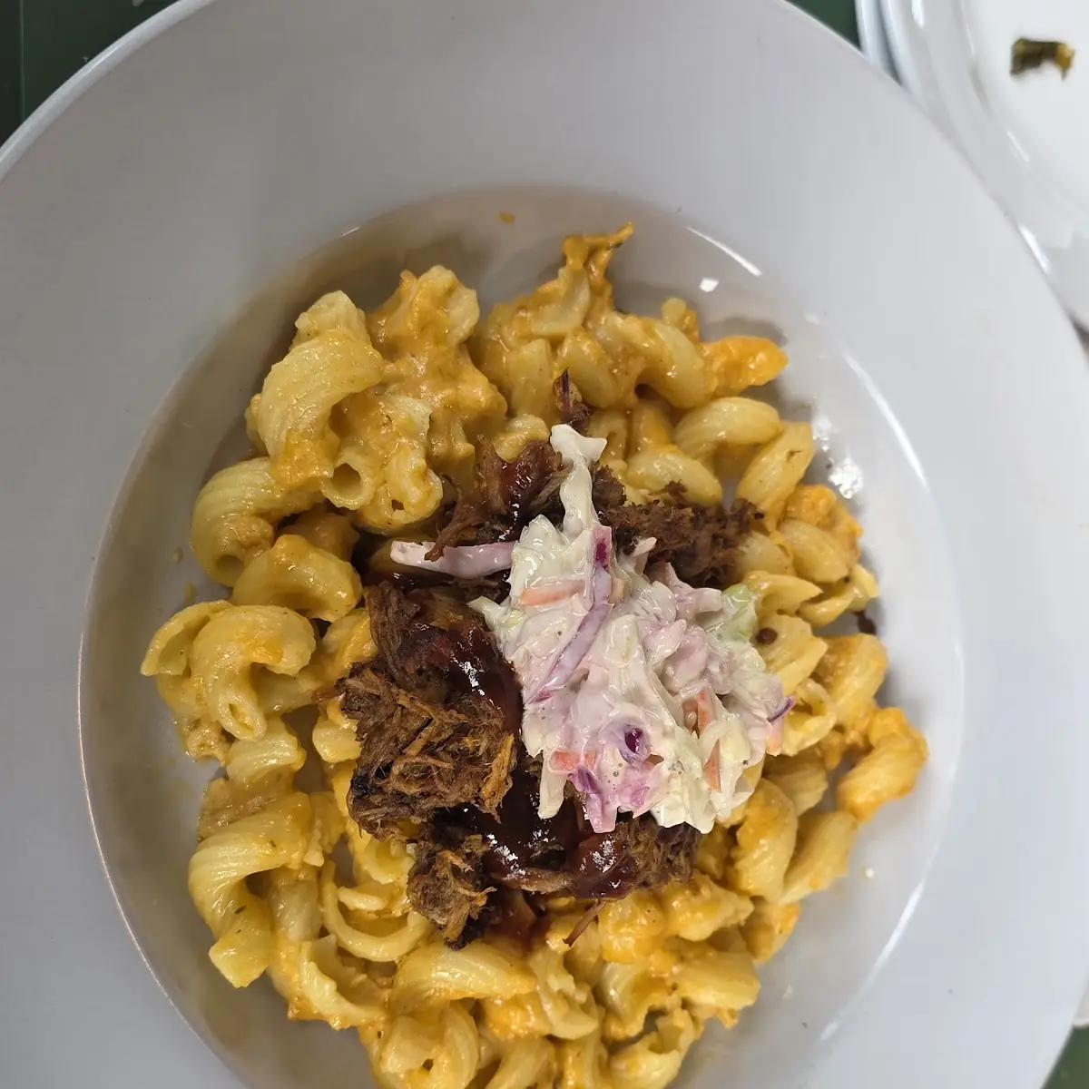 Mac & Cheese Pulled Pork Bowl