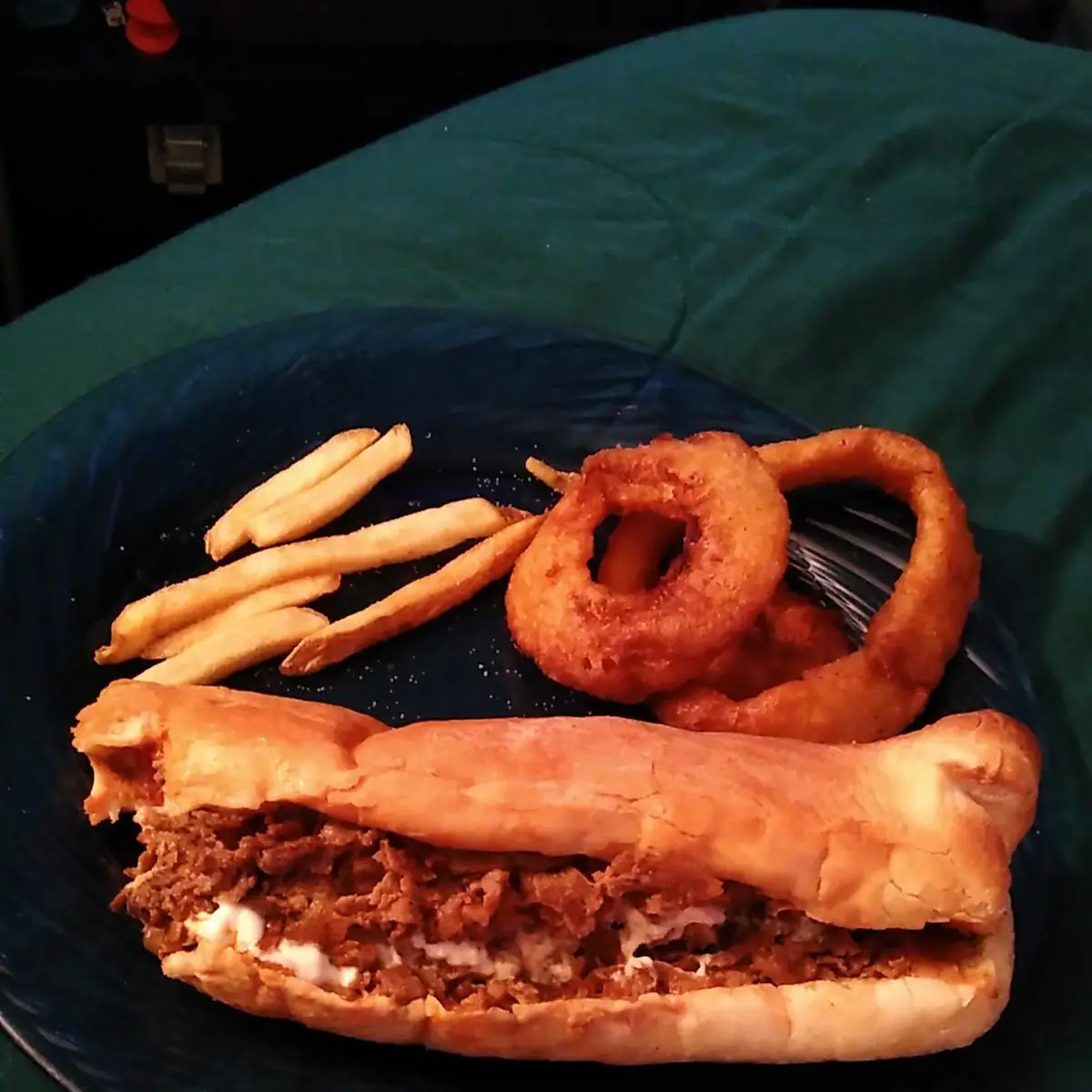 Cheese Steak Fries Onion Rings