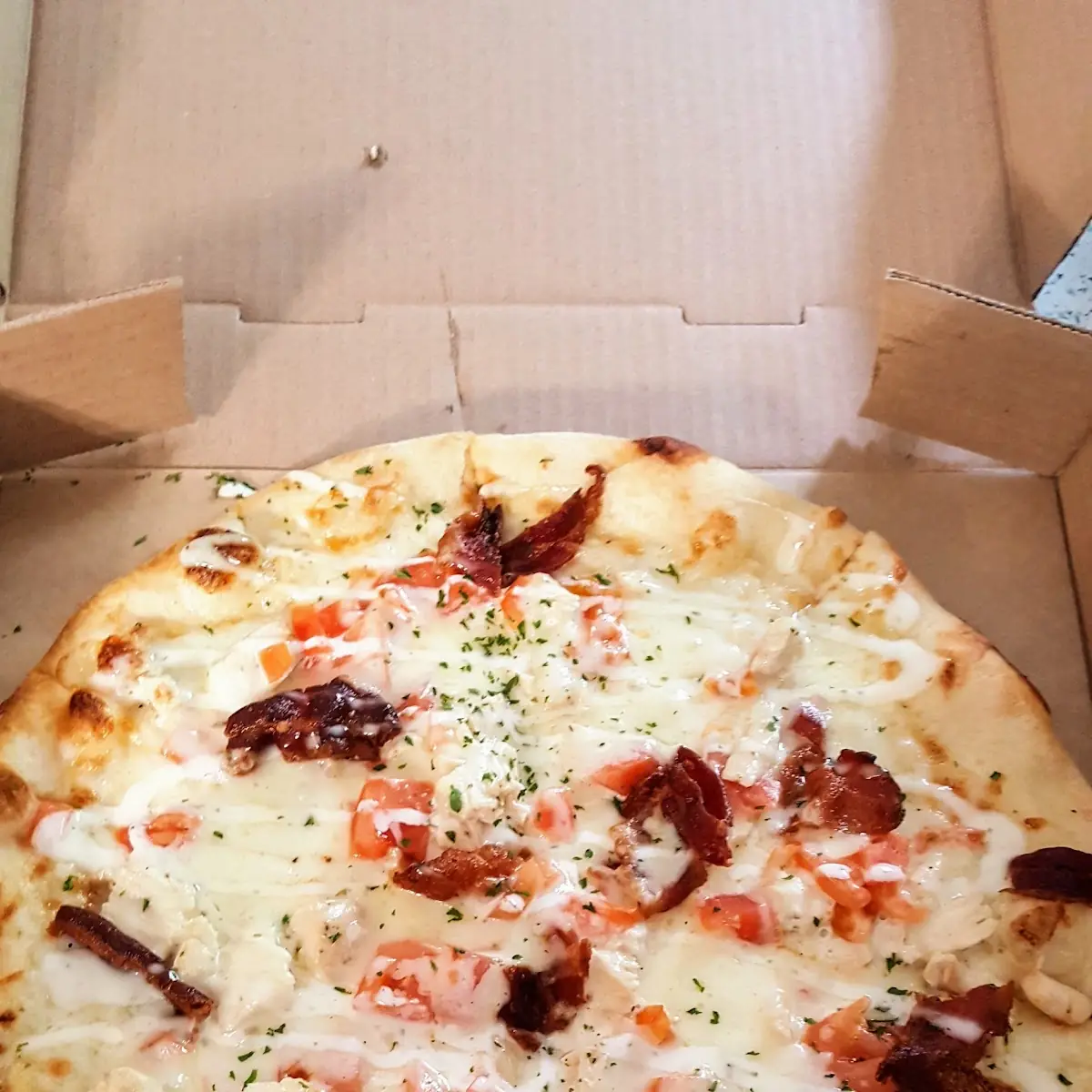 Chicken Bacon Ranch Pizza