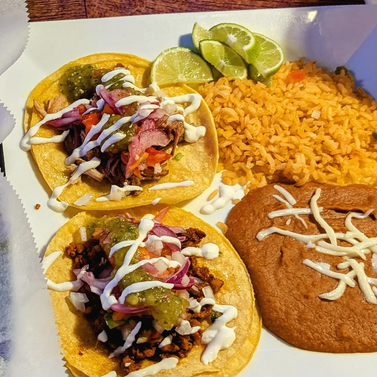 Street Tacos Lunch Combo