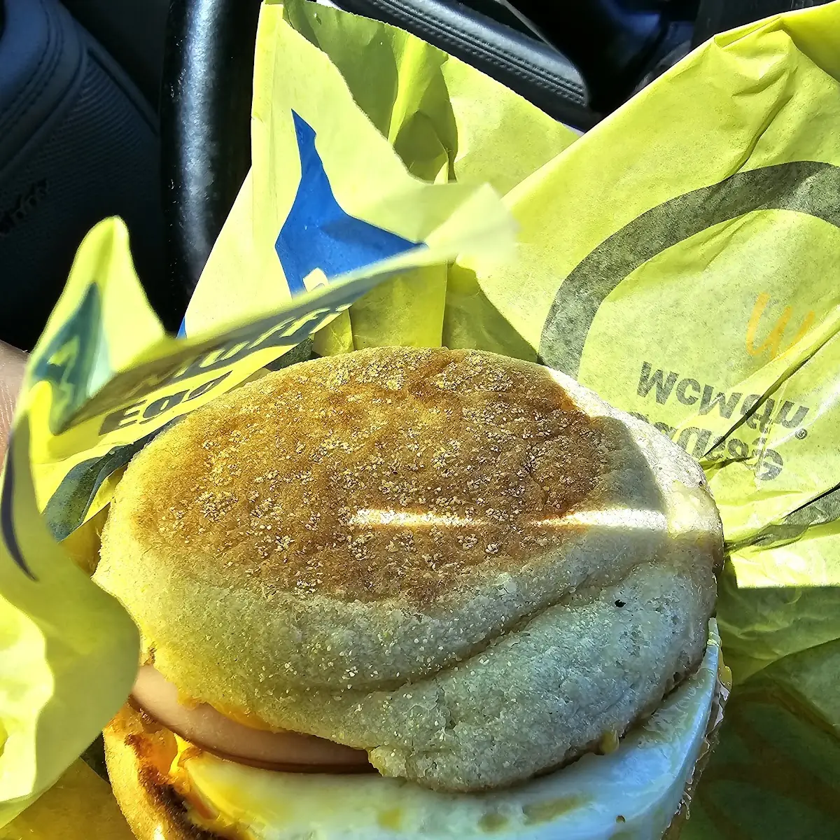 Ham Egg and Cheese Mcmuffin