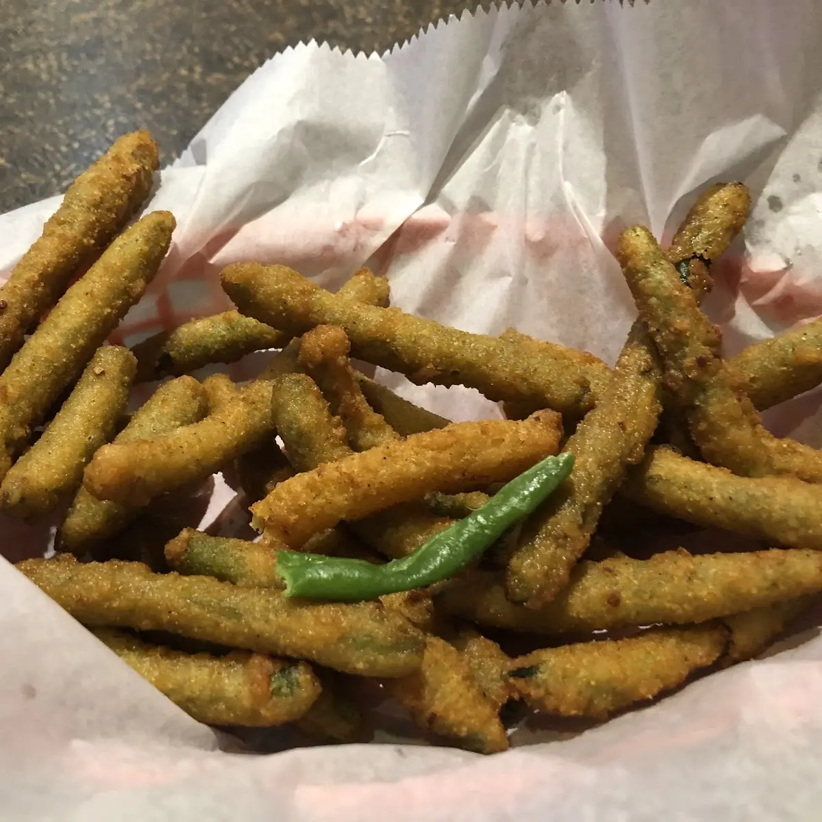 Batter-Fried Green Beans