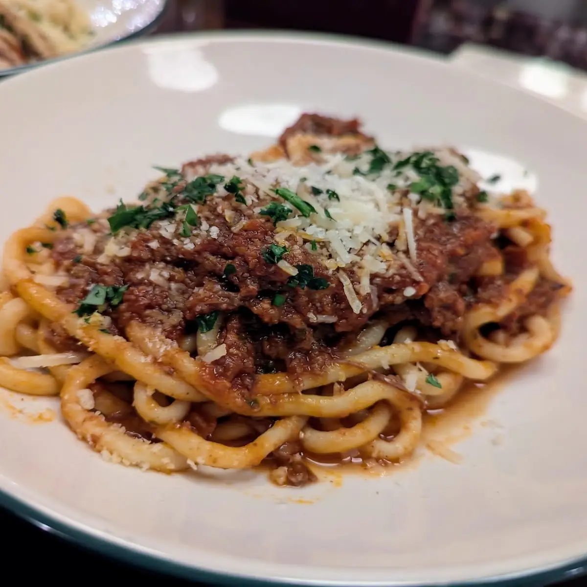 Bucatini Short Rib Bolognese