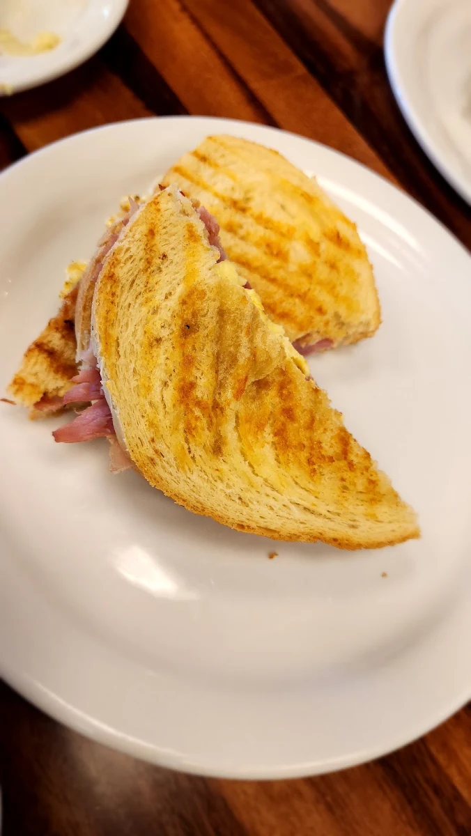 Ham and Swiss Cheese Sandwich