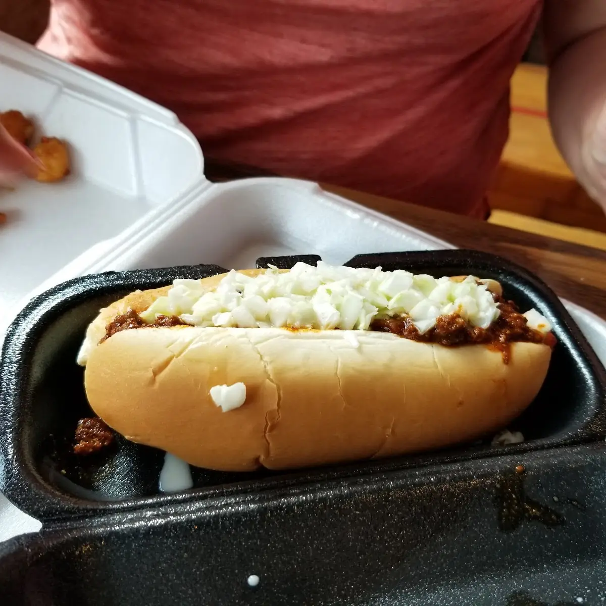 Chili Dog with Slaw