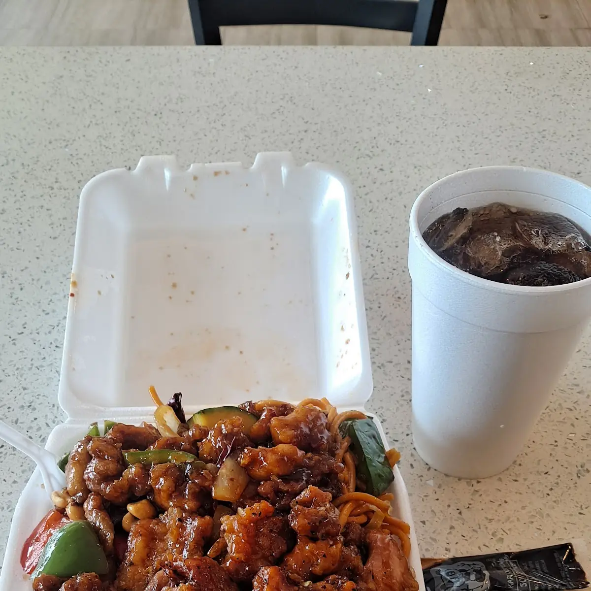 Kung Pao Chicken and Black Pepper Chicken