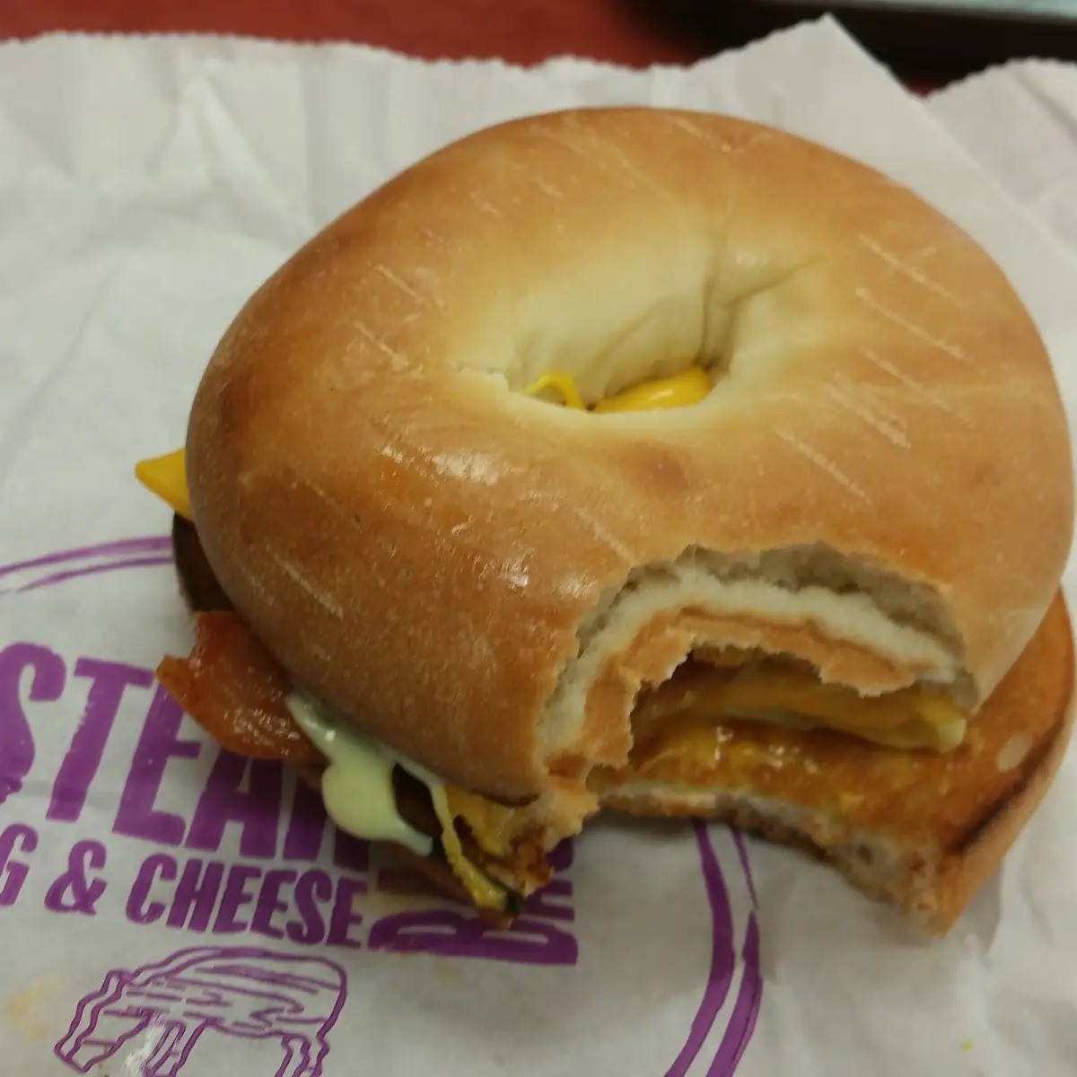 Bacon Egg and Cheese Bagels