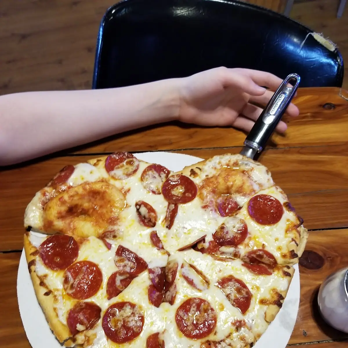 Valentine's Day Special Heart Shaped Pepperoni Pizza