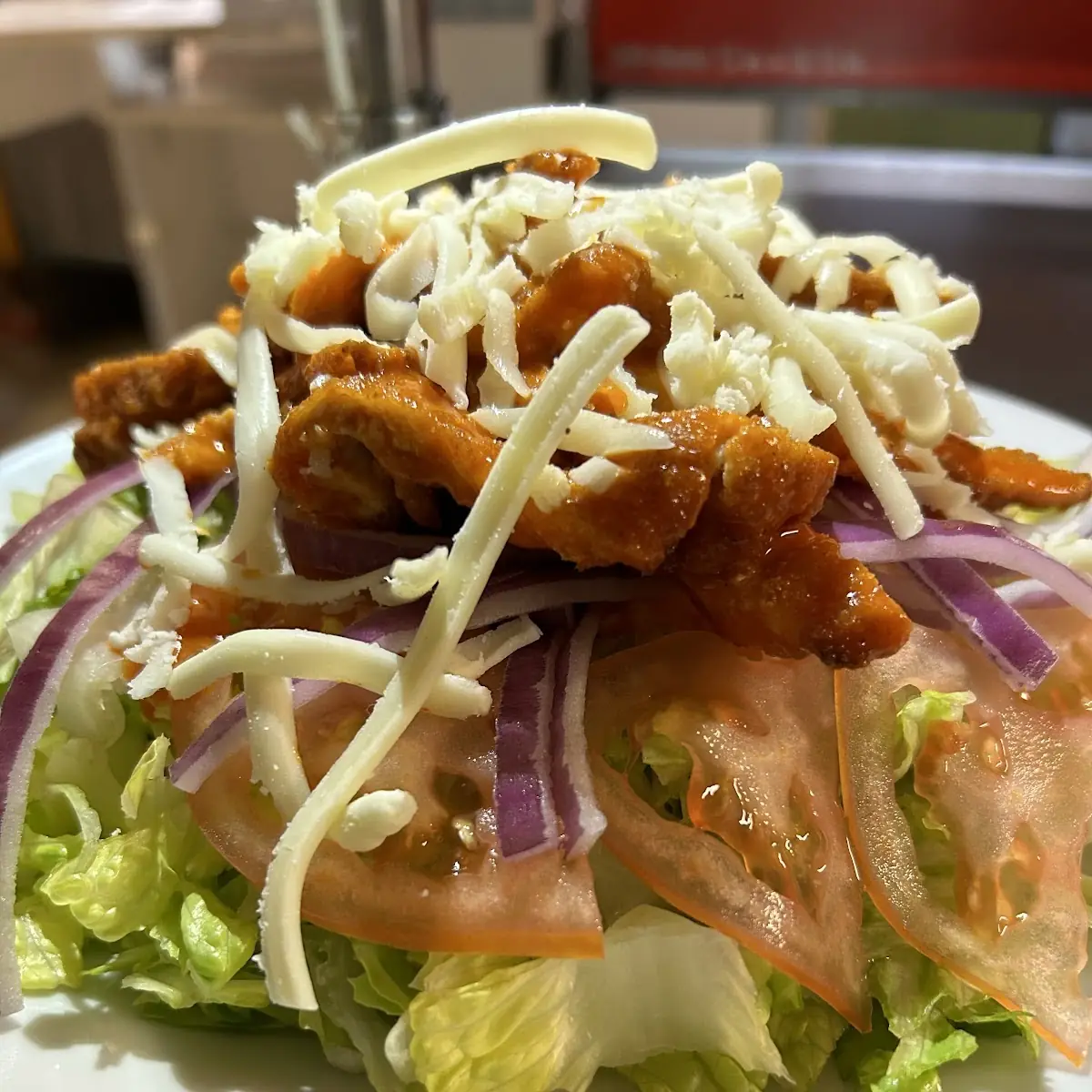 Buffalo Grilled Chicken Salad