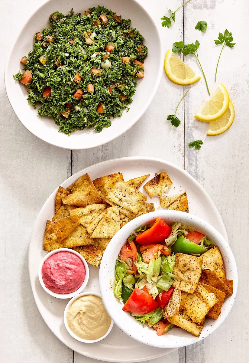 Salade Fattouche, Restaurant Boustan