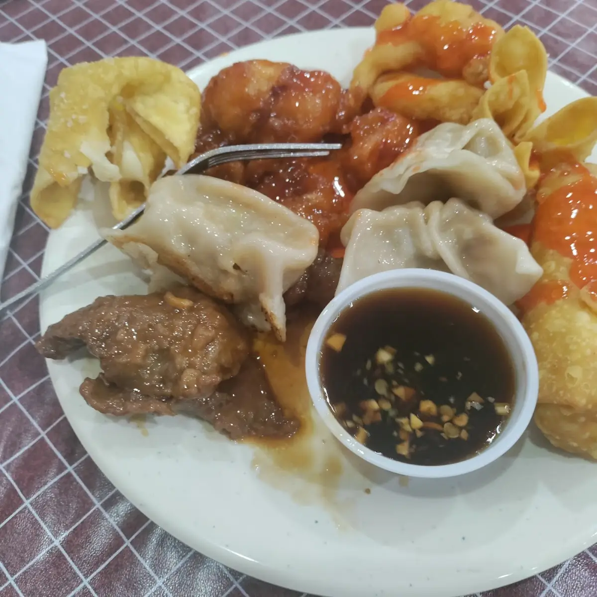 Potstickers General TSO's Chicken