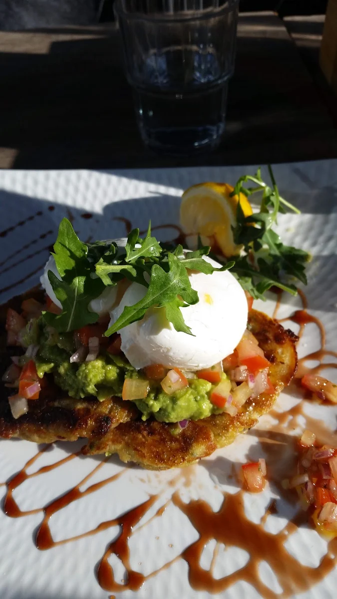 Corn Fritters, Cafe Pronto