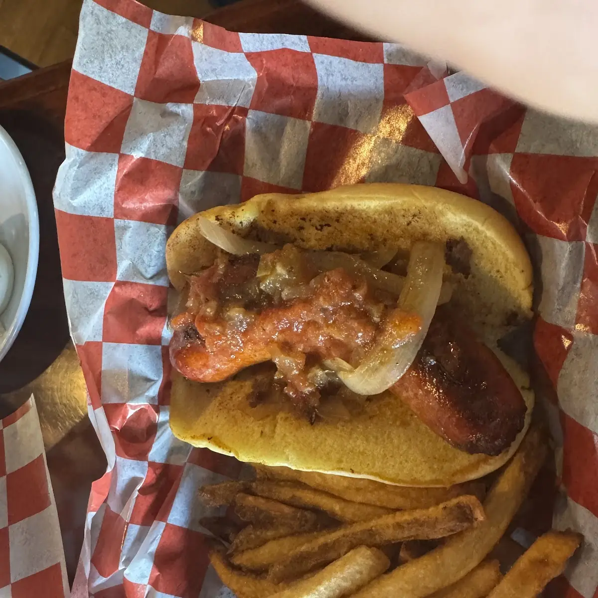 Polish Sausage Sandwich